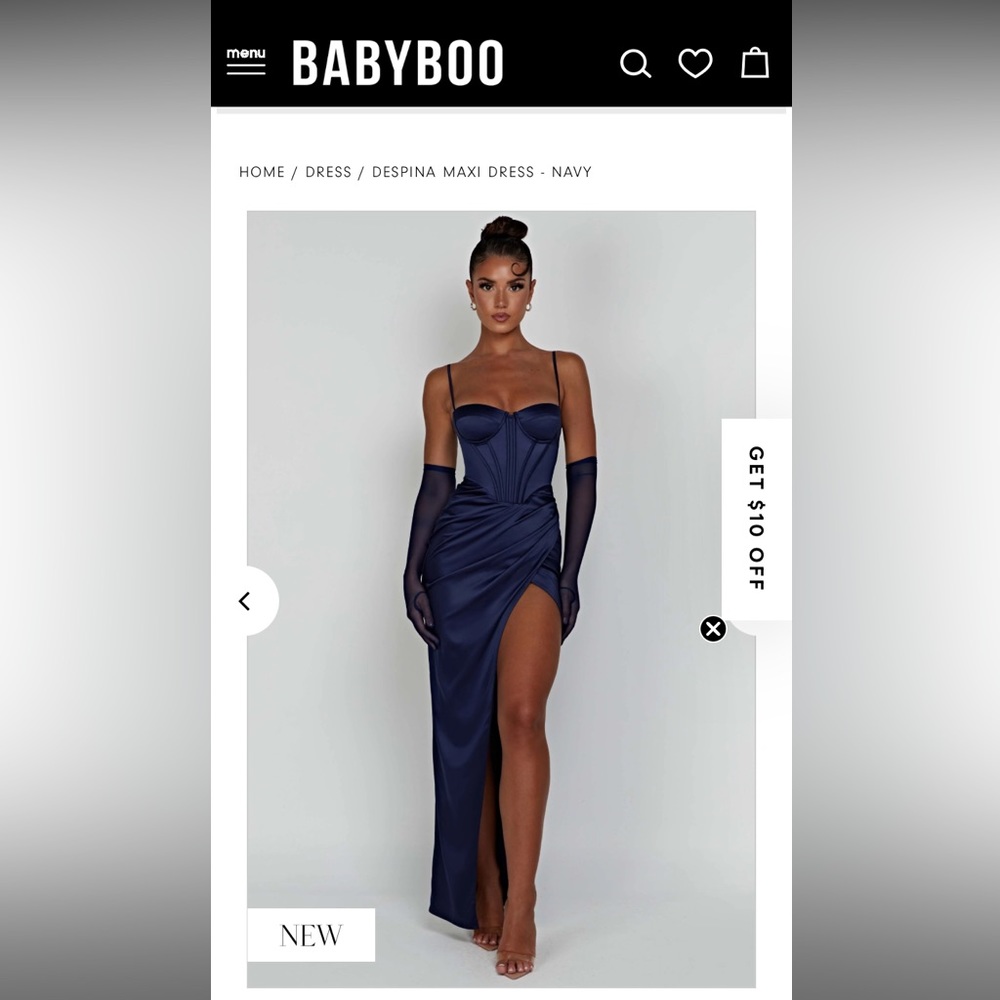 SUPER cute prom dress worn once! Makes your body look amazing!! Babyboo